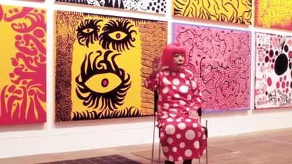 Hello Cube Interview video produced on behalf of the South London gallery to mark the launch of the Infinite Kusama show.