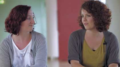 Laura & Lauren Interview video produced on behalf of the South London gallery with the artists Laura and Lauren.